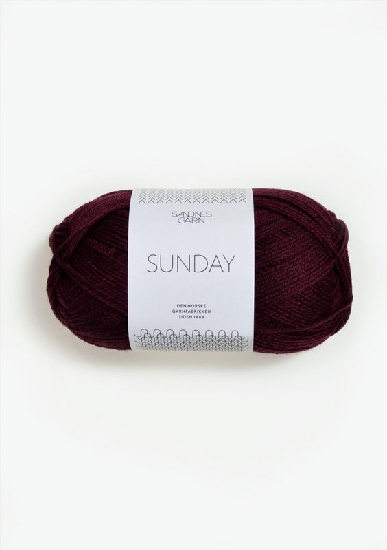 Sunday Dyp Burgunder 4372