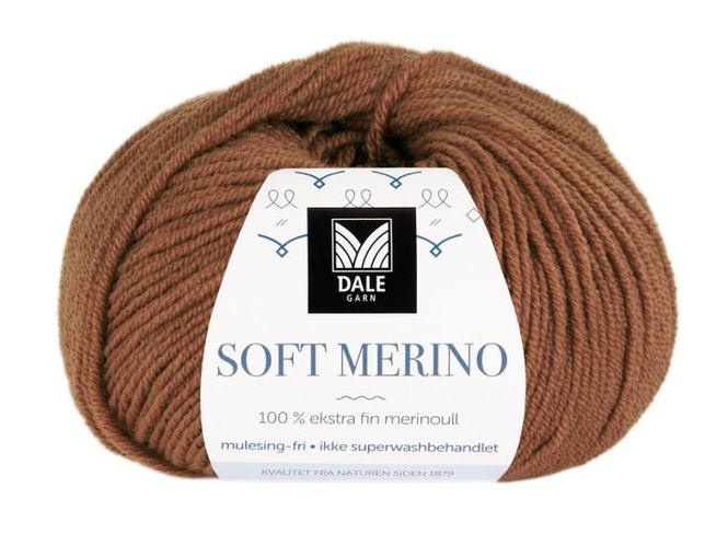Hovedbilde 3015 Varmbrun Soft merino 