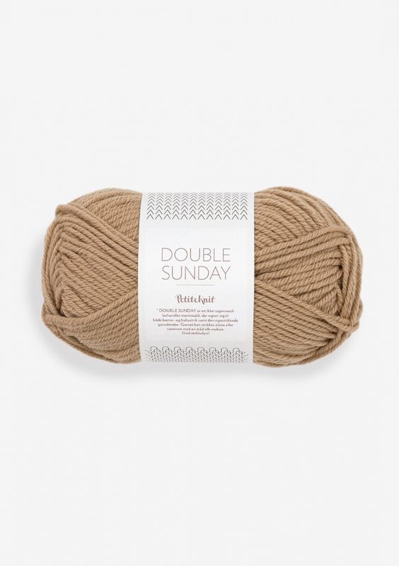 PetiteKnit DOUBLE SUNDAY Camel 2542