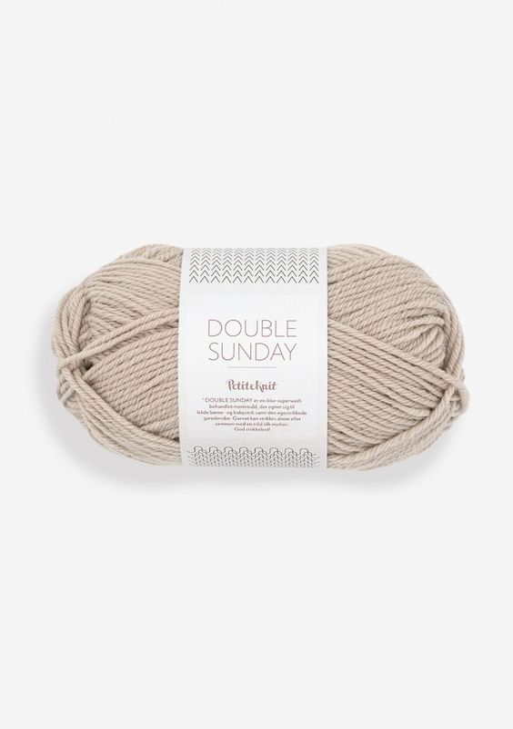 PetiteKnit DOUBLE SUNDAY Kardemomme 3821