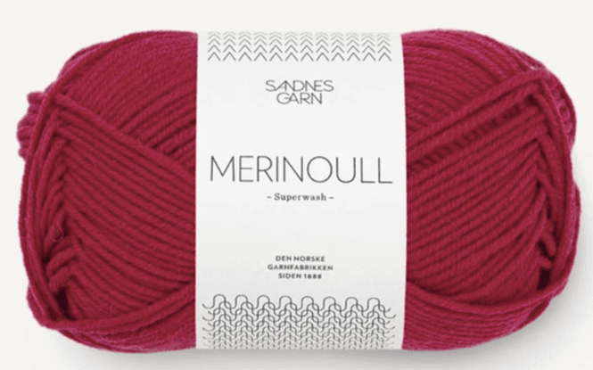 Hovedbilde MERINOULL RUMBA RED 4255