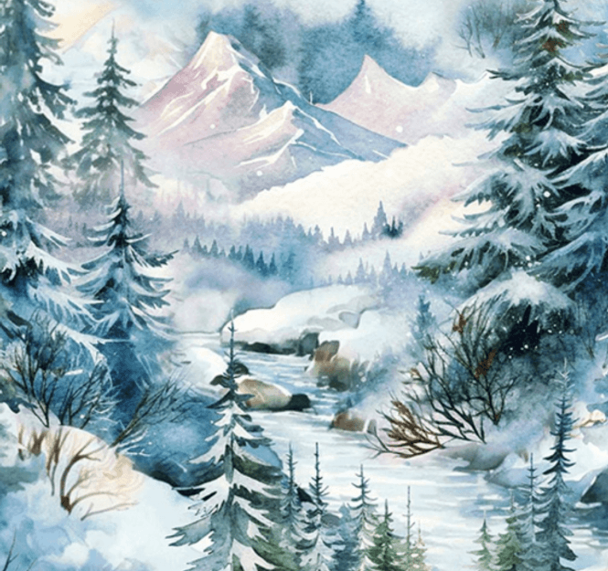 Hovedbilde 3687-76 Blue Spruce Multi