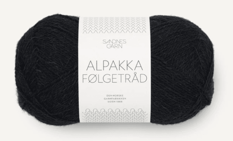 ALPAKKA FØLGETRÅD SORT 1099