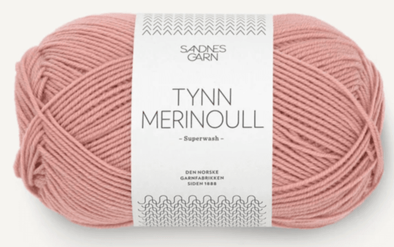 TYNN MERINOULL FERSKENBLOMST 4033